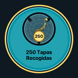 250 tapas recogidas
