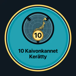 10 kaivonkantta kerätty