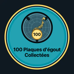 100 plaques collectées