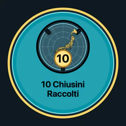 10 chiusini raccolti