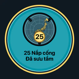 Đã sưu tầm 25 nắp cống